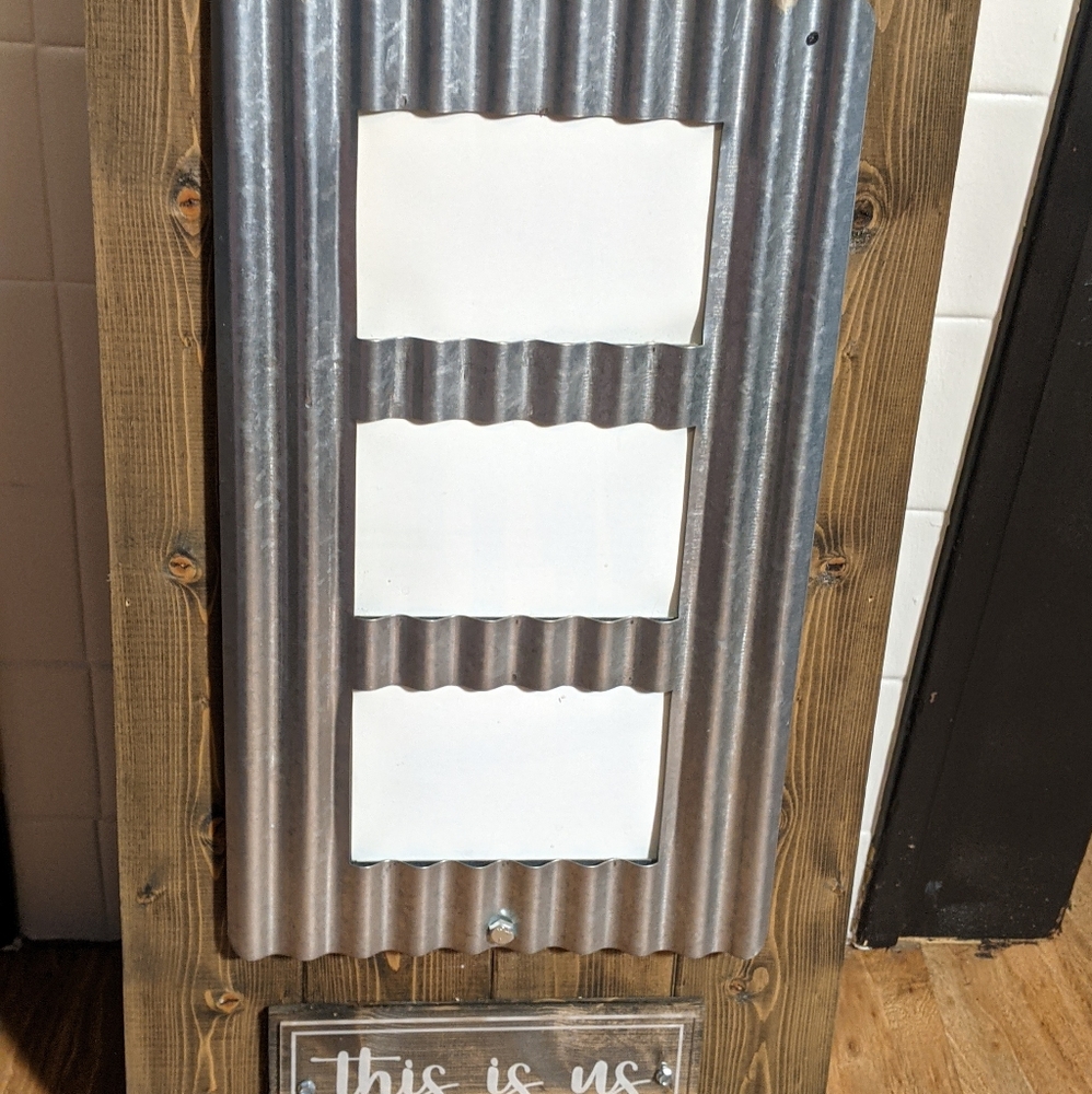 This Is Us Rustic 3 photo frame